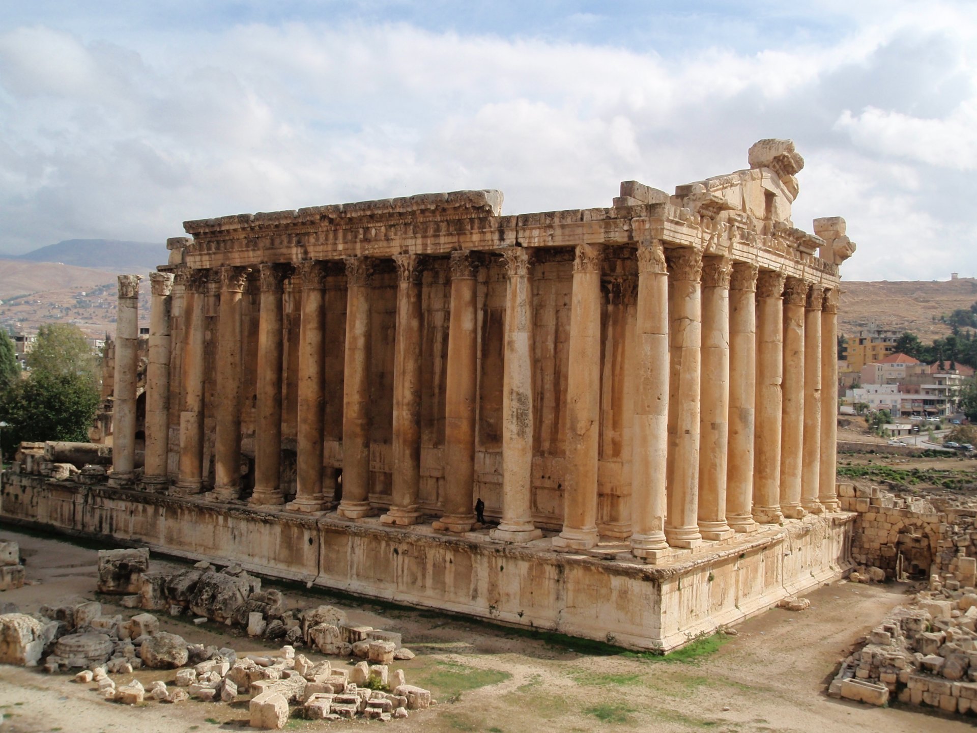 baalbek libanon megalithen antike stadt ruinen