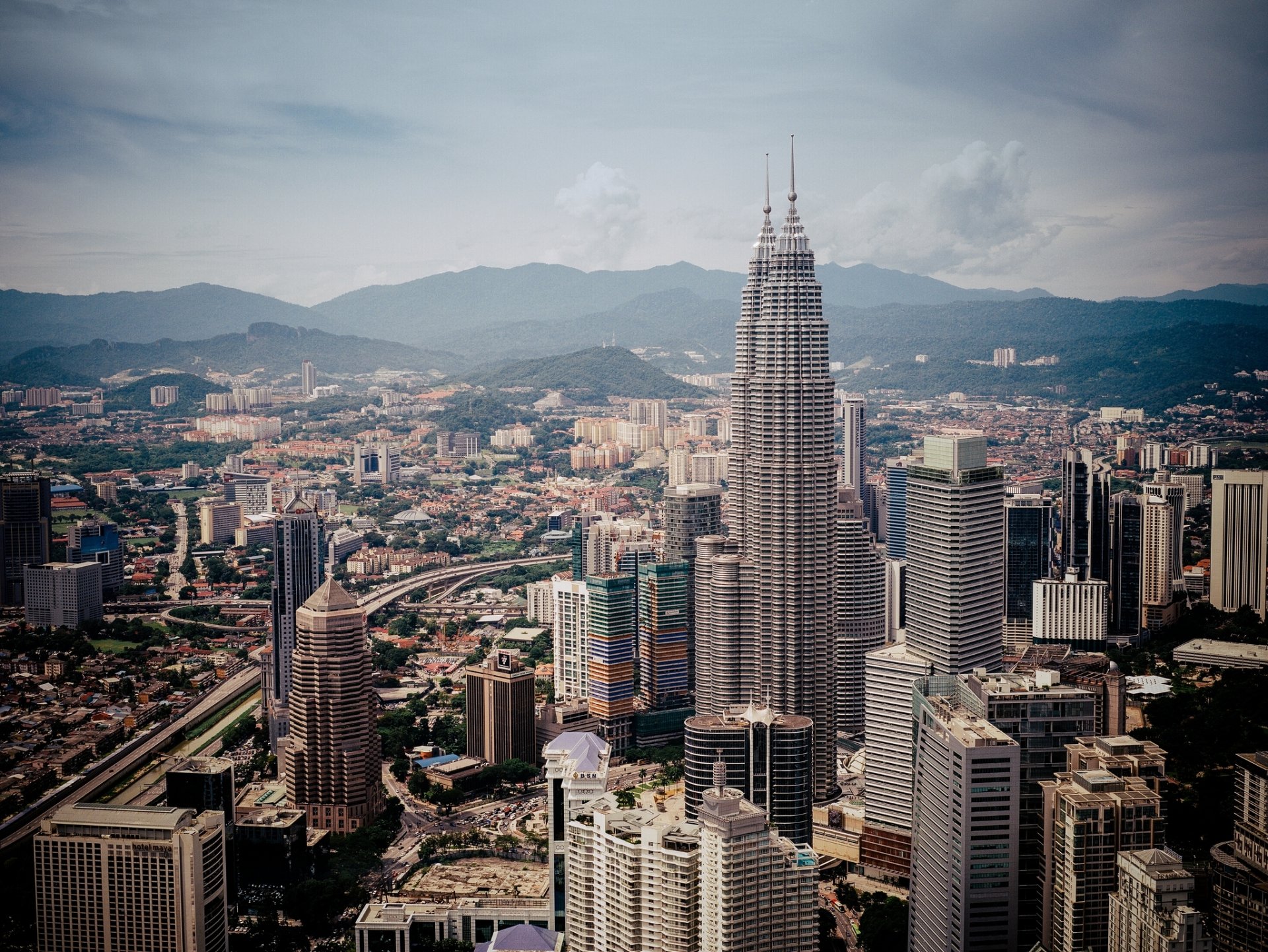 kuala lumpur malaisie bâtiments panorama