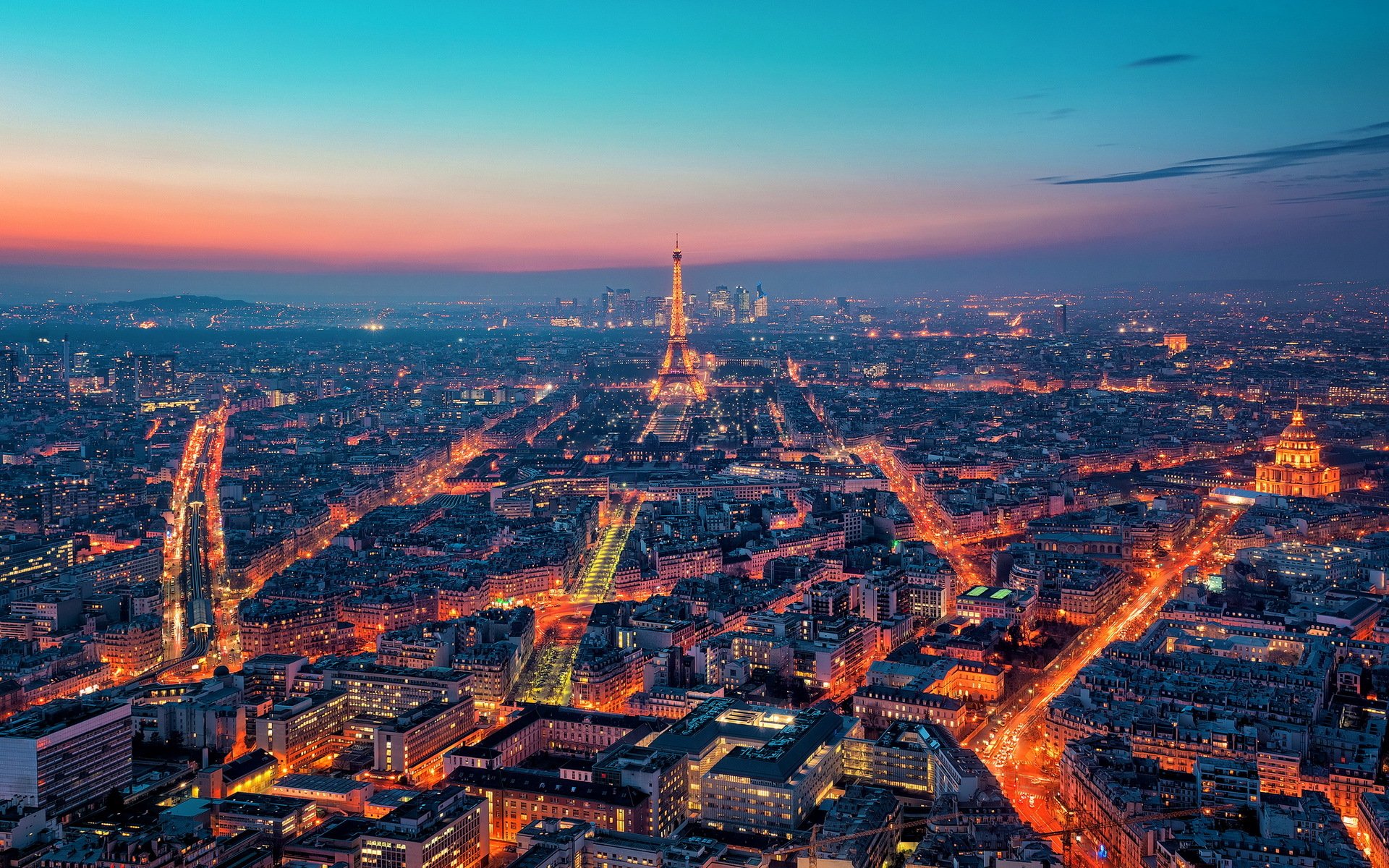 paris stadt nacht