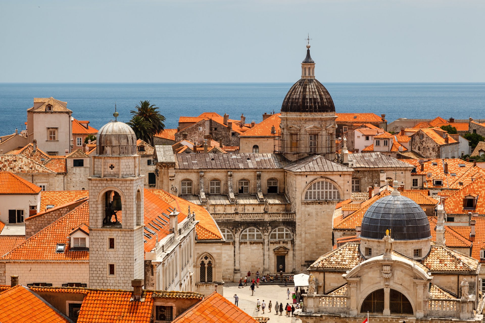 dubrovnik croacia mar adriático edificios templos panorama