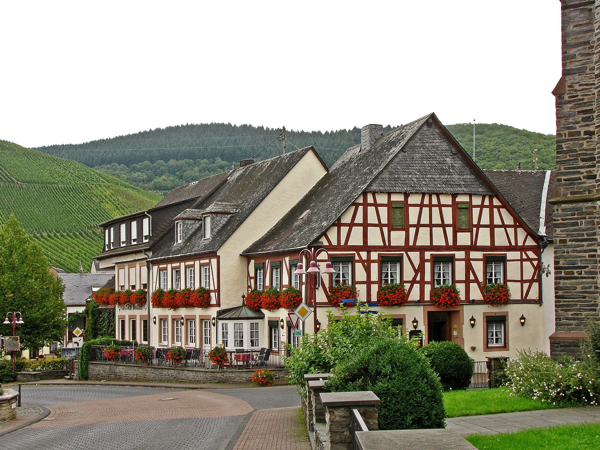 allemagne feldenz ville maisons rue clôture