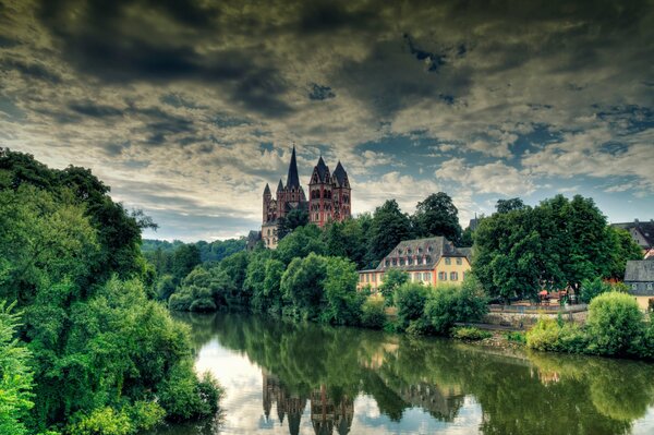 Limburg am Lahn Niemcy Katedra św. Jerzego