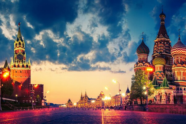 Iglesia de San Basilio en Moscú