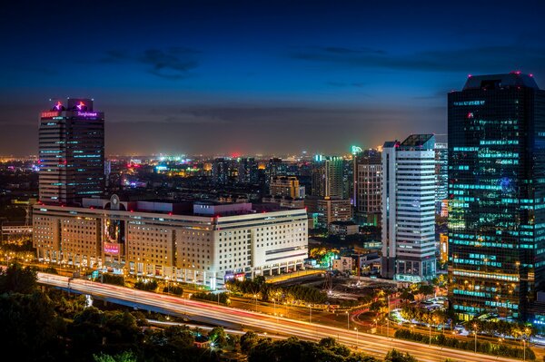 Shanghai China Stadt Wolkenkratzer