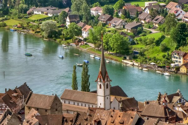 Svizzera Stein am Rhein città