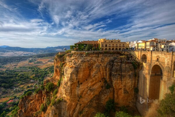 Unreal fairy-tale landscape of Spain