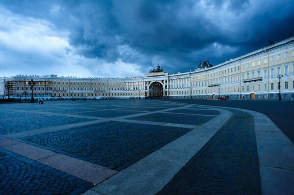 St. Petersburg, Peter, Russland, Schlossplatz