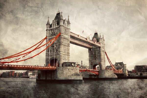 En Inglaterra, el antiguo puente de la torre