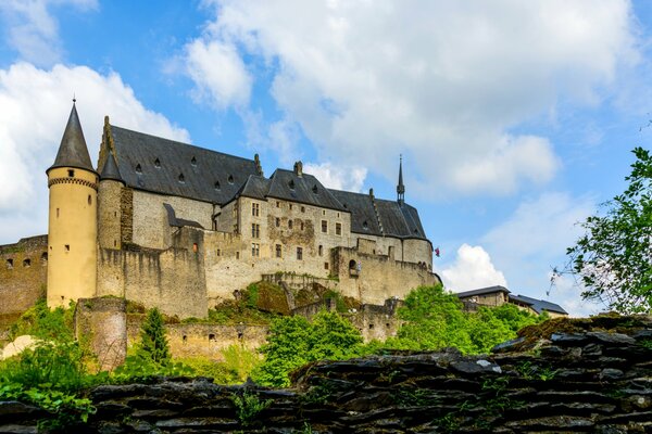 Photo of the castle in Luxembourg city
