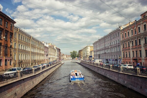 Der Fluss Moika in St. Petersburg