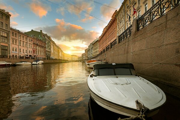 The Moika River in St. Petersburg