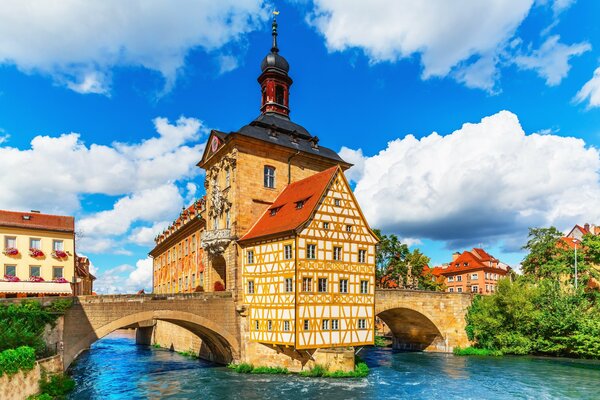 Beautiful bridge in Germany