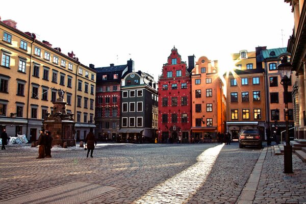 Square in the old town