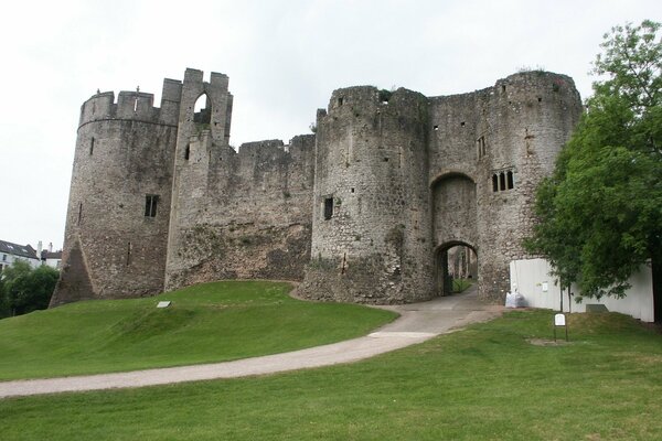 The ancient castle reminded of eternity