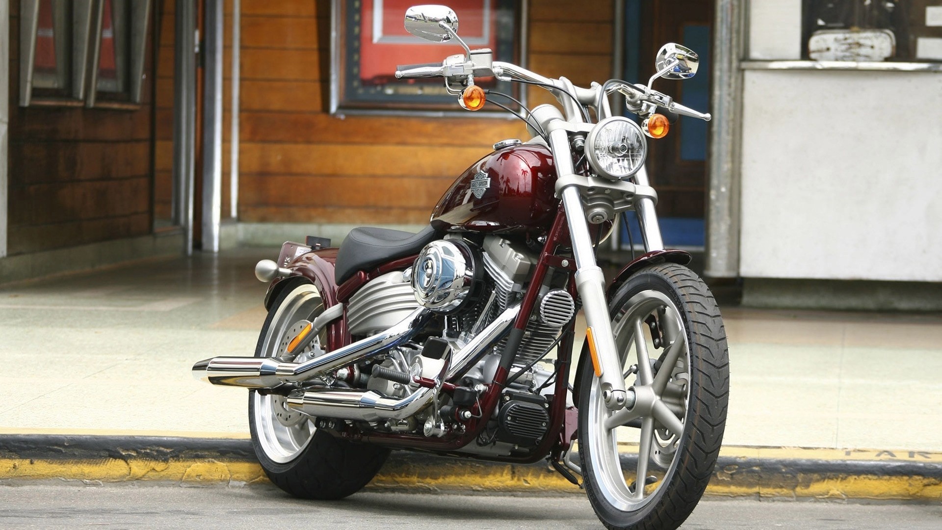 байк harley davidson мотоцикл город