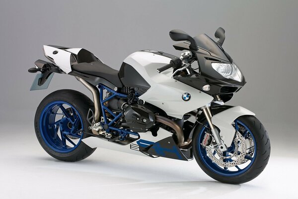 German BMW sports motorcycle