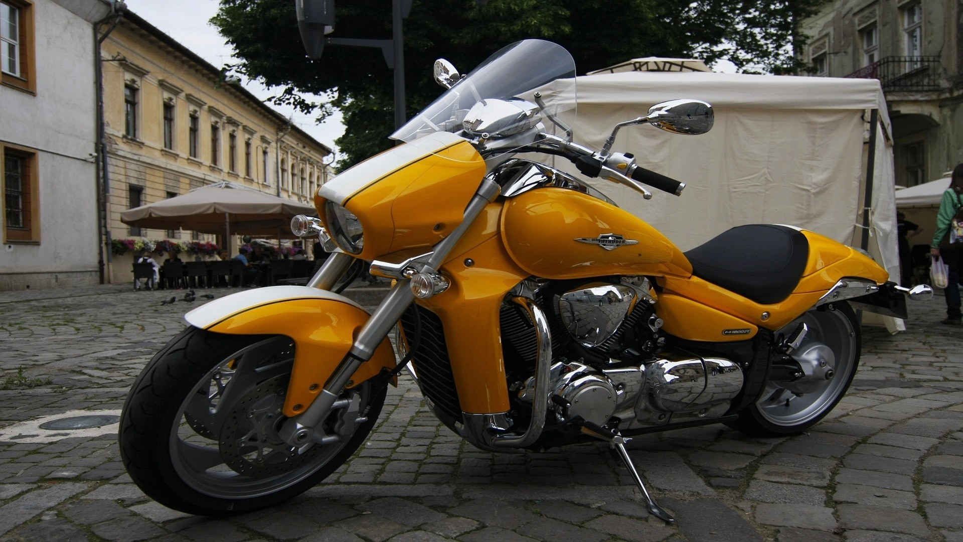 bicicleta amarillo fresco