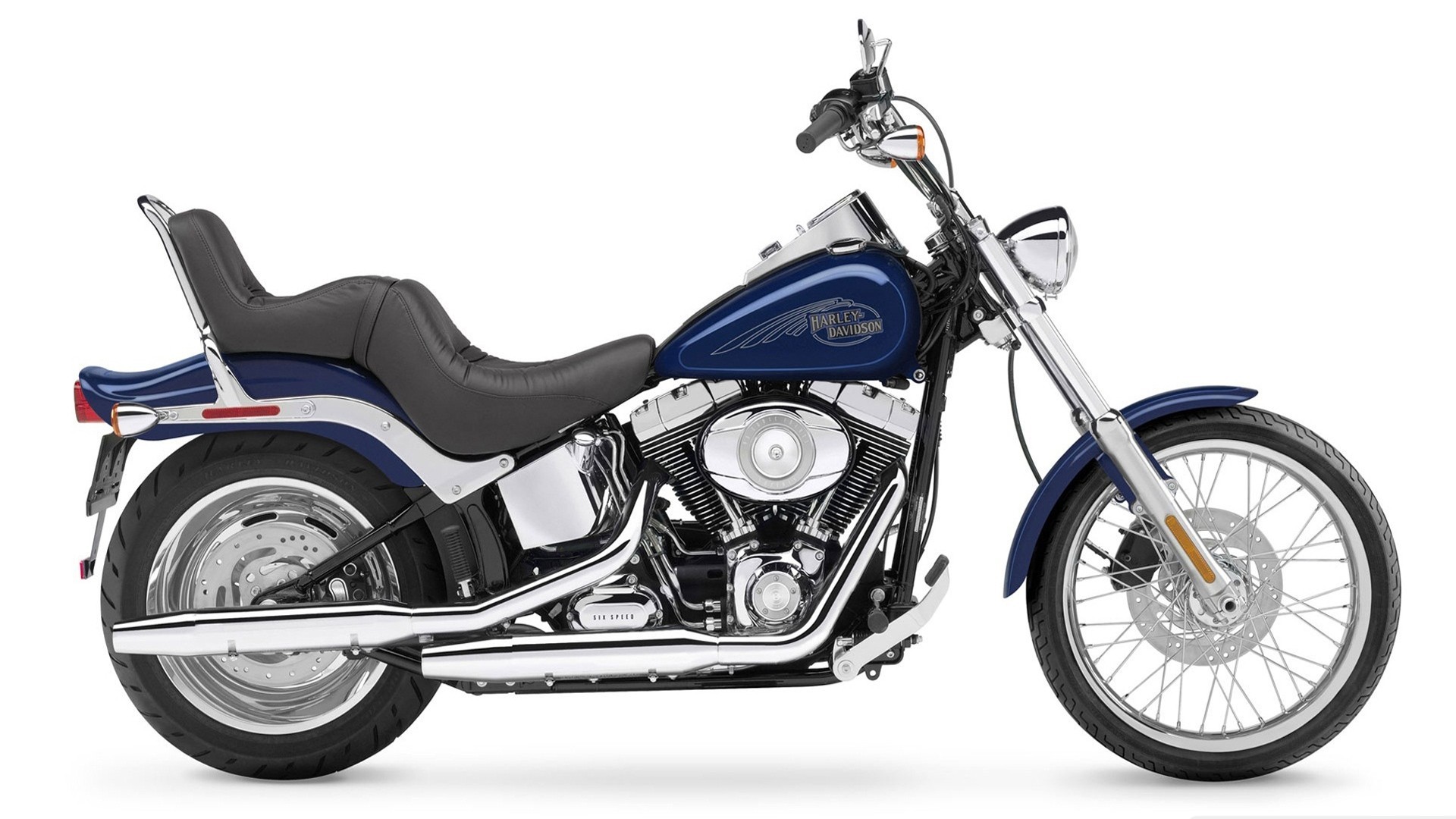 fahrrad harley davidson motorrad blau