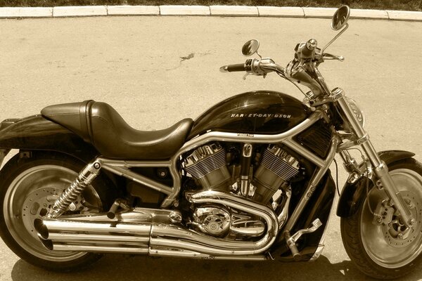 Harley davidson мотоцикл крутых парней