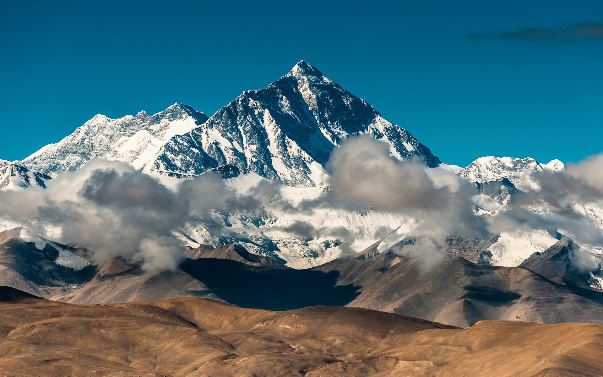 everest jomolungma himalaya berg