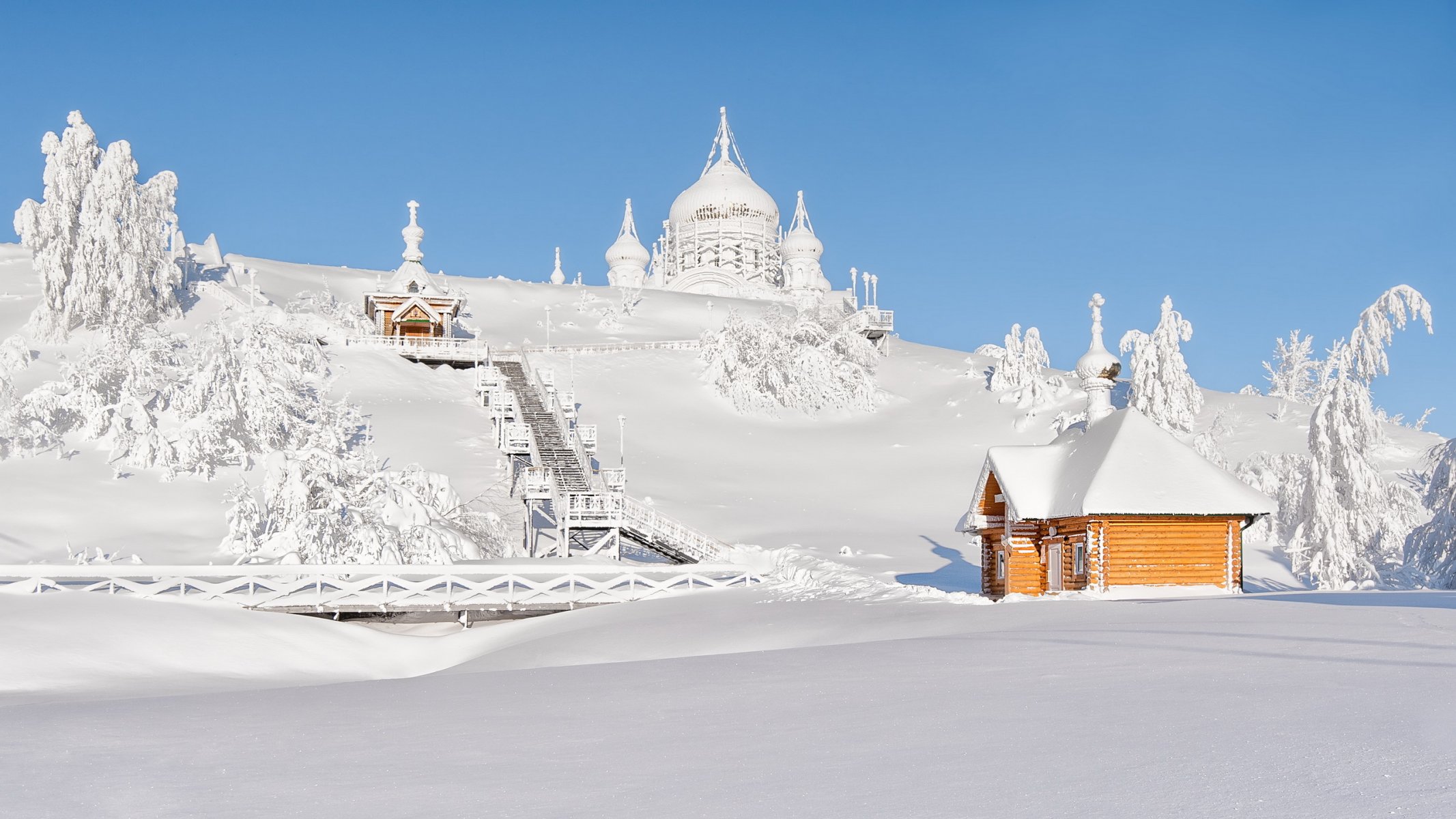 belogorsky st.-nikolaus-männerkloster winter schnee landschaft