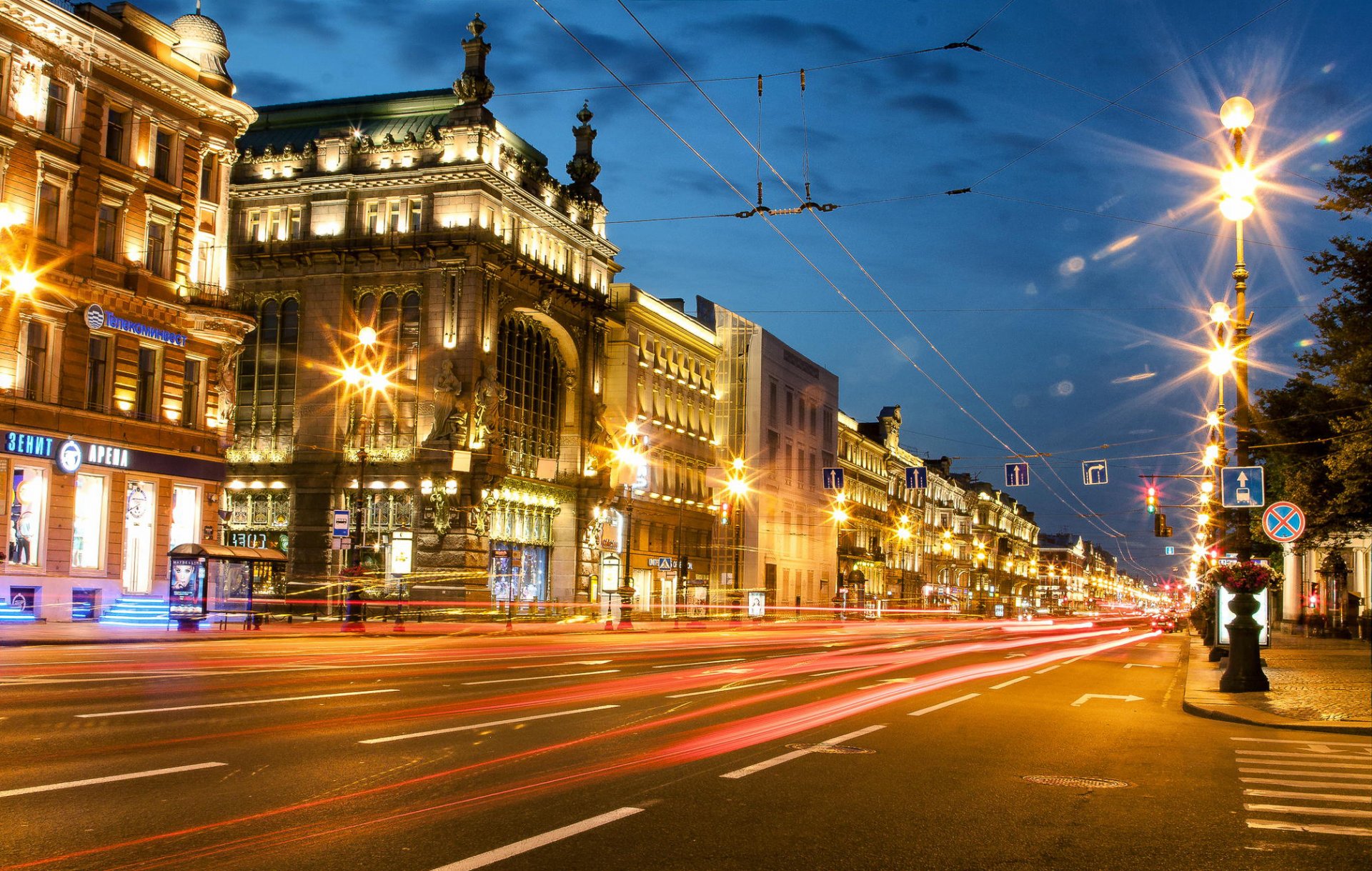 saint-pétersbourg peter russie saint-pétersbourg rue perspective nevsky