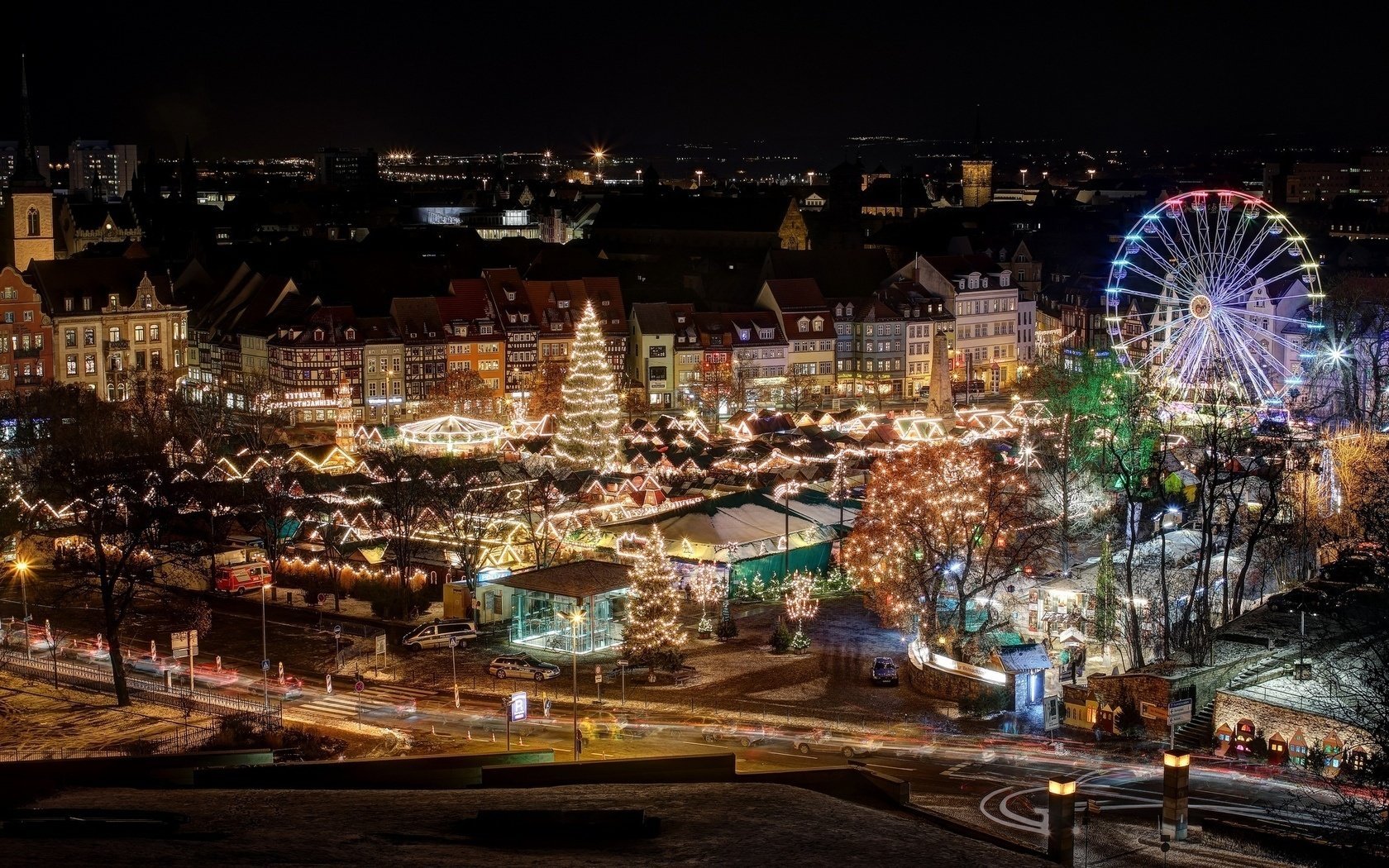 targi weihnachtsmarkt erfurt miasto