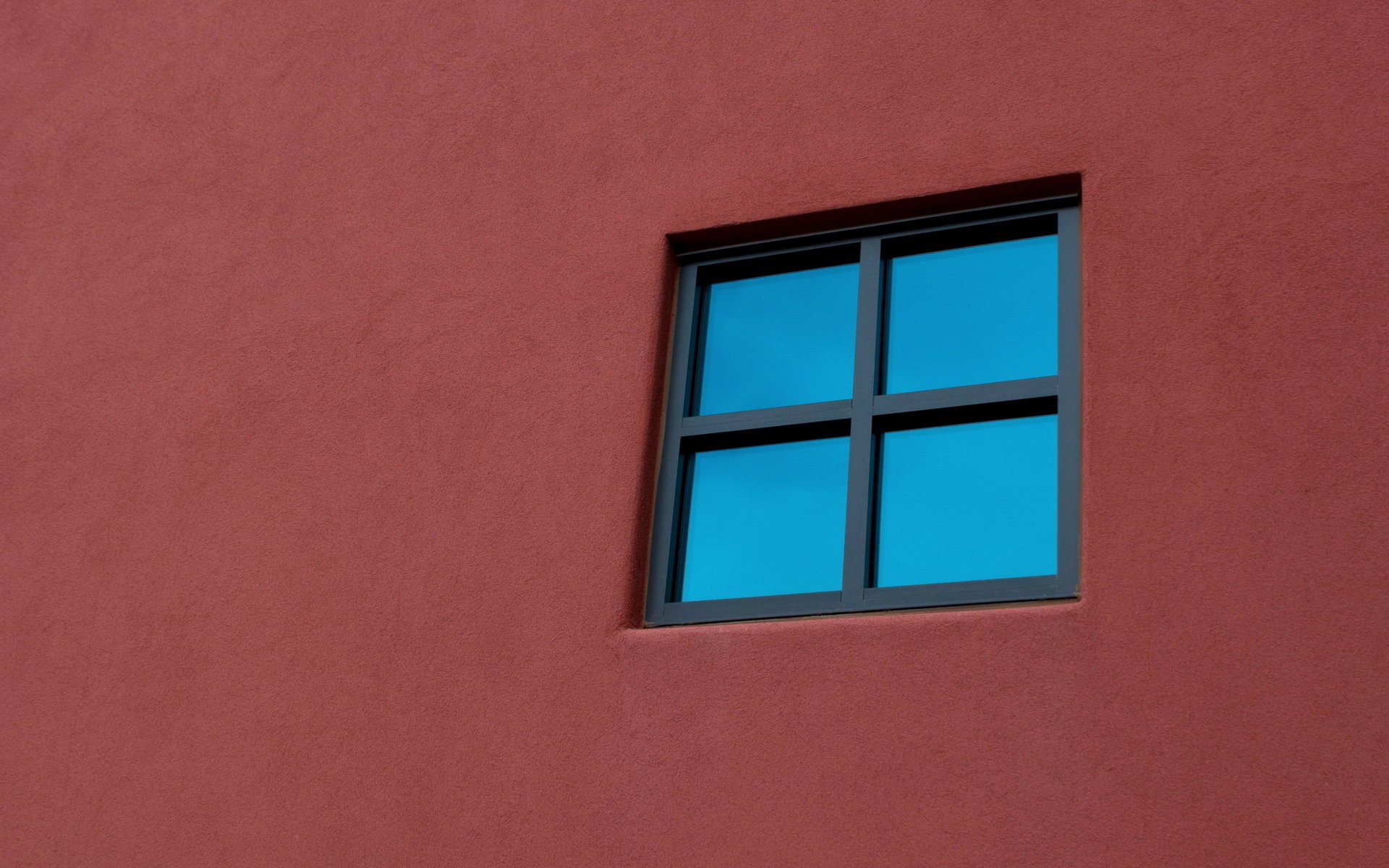 minimalismus fenster wand