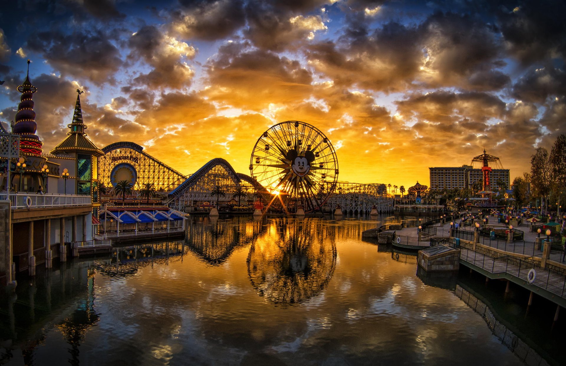 paradies pierre sonnenuntergang kalifornien disneyland sonnenuntergang