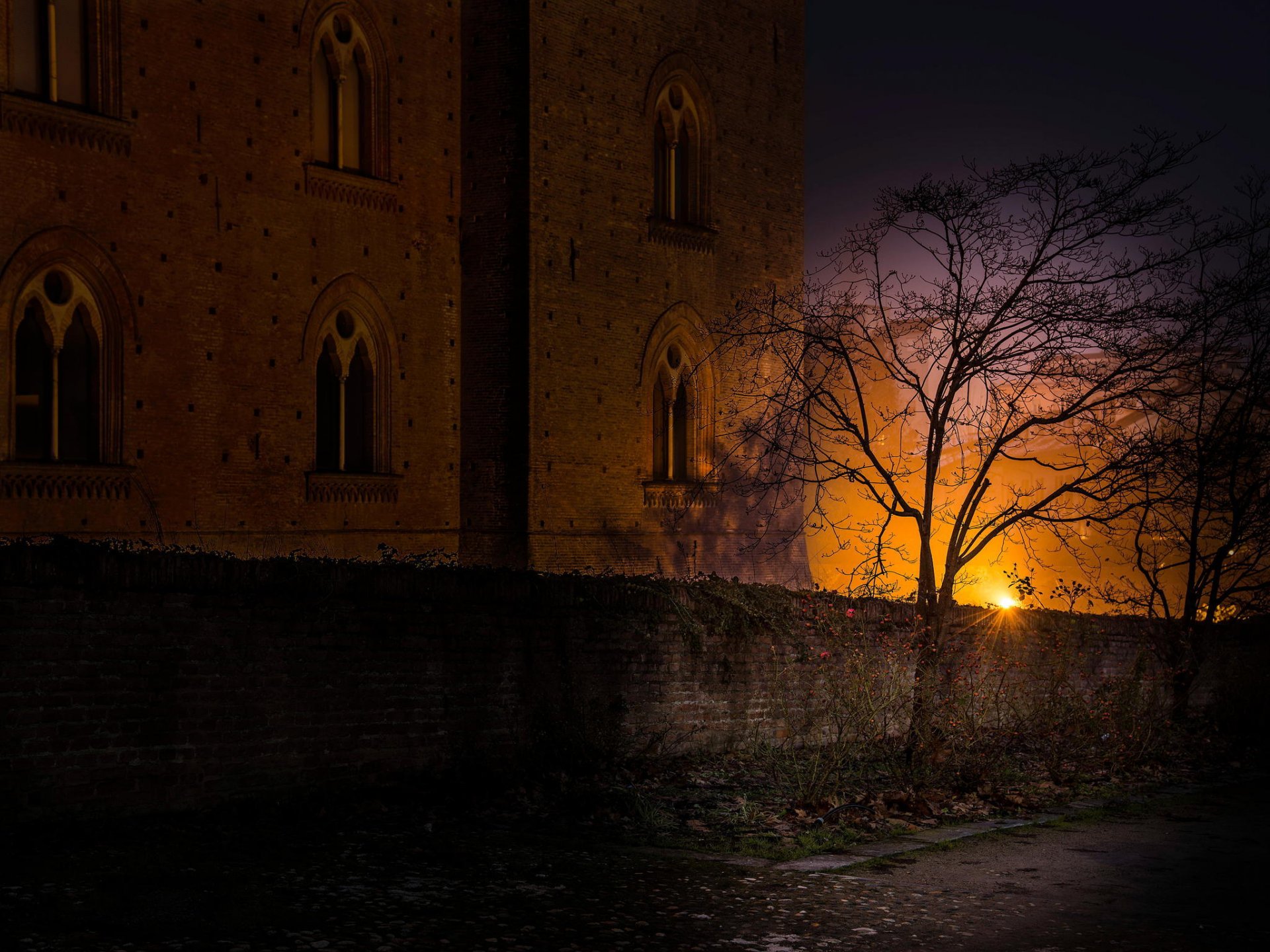 pavia italia dal castello visconti