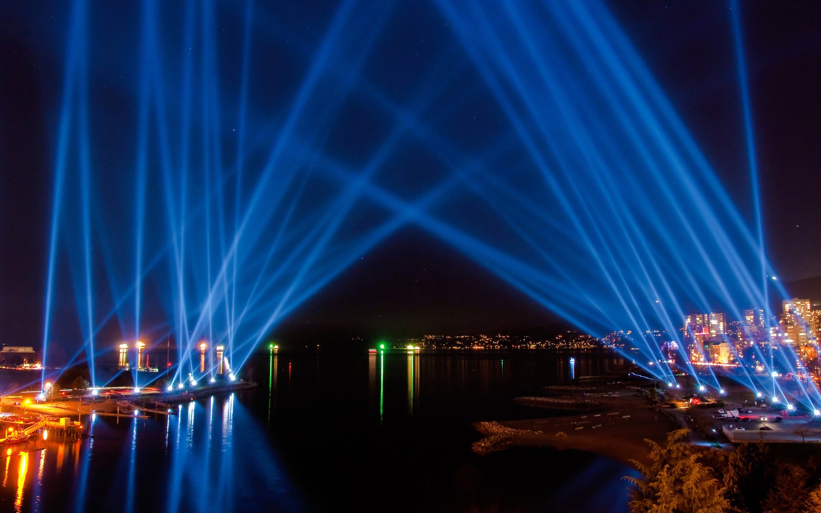 nuit côte lumières ville