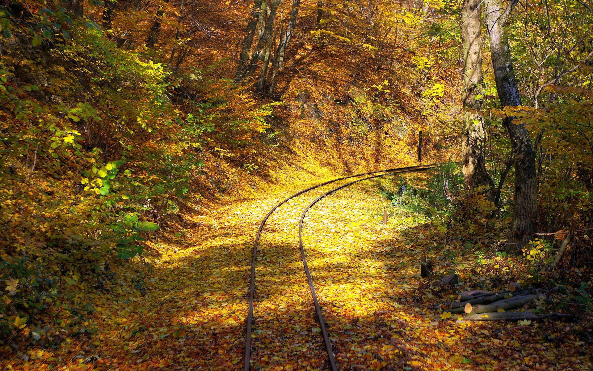 gelée route traverses rails