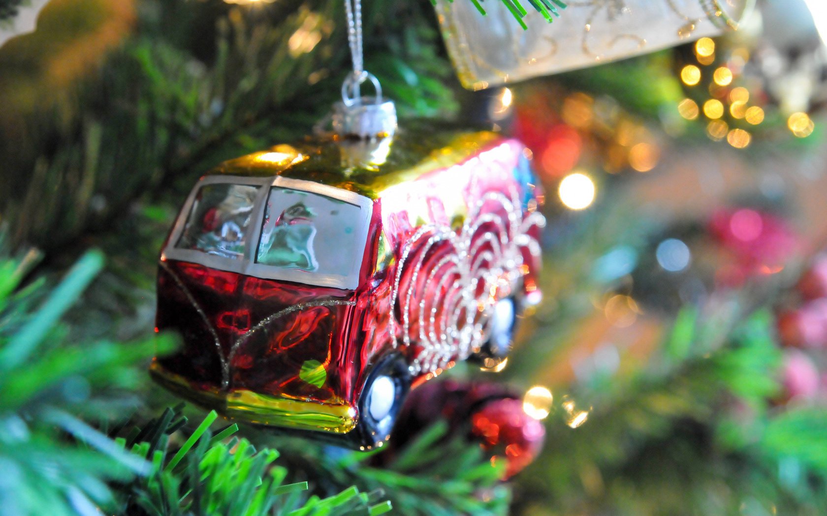 tree spruce toy christmas bus branche