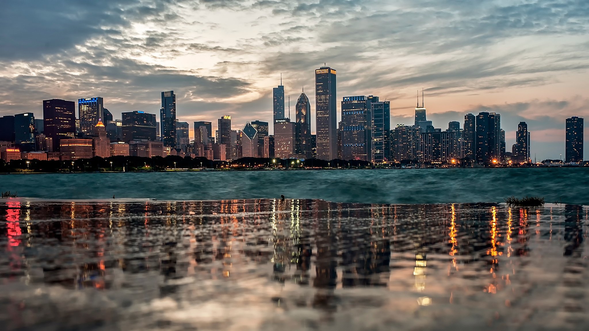 chicago ansicht reflexion