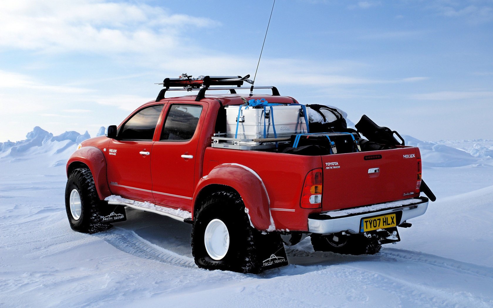 polo norte north pole hilux red toyota