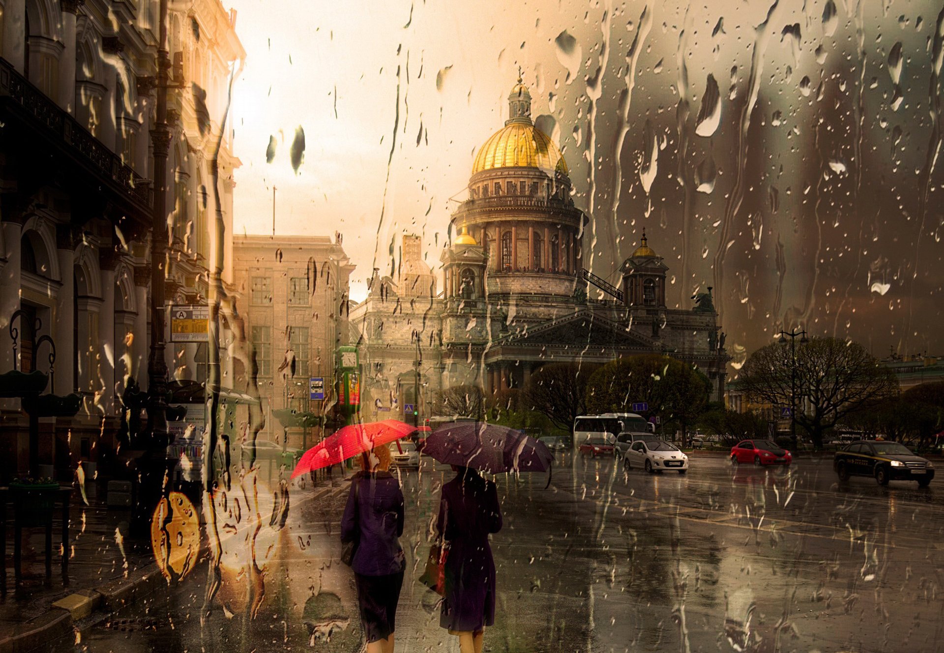 isaac st. petersburg rain