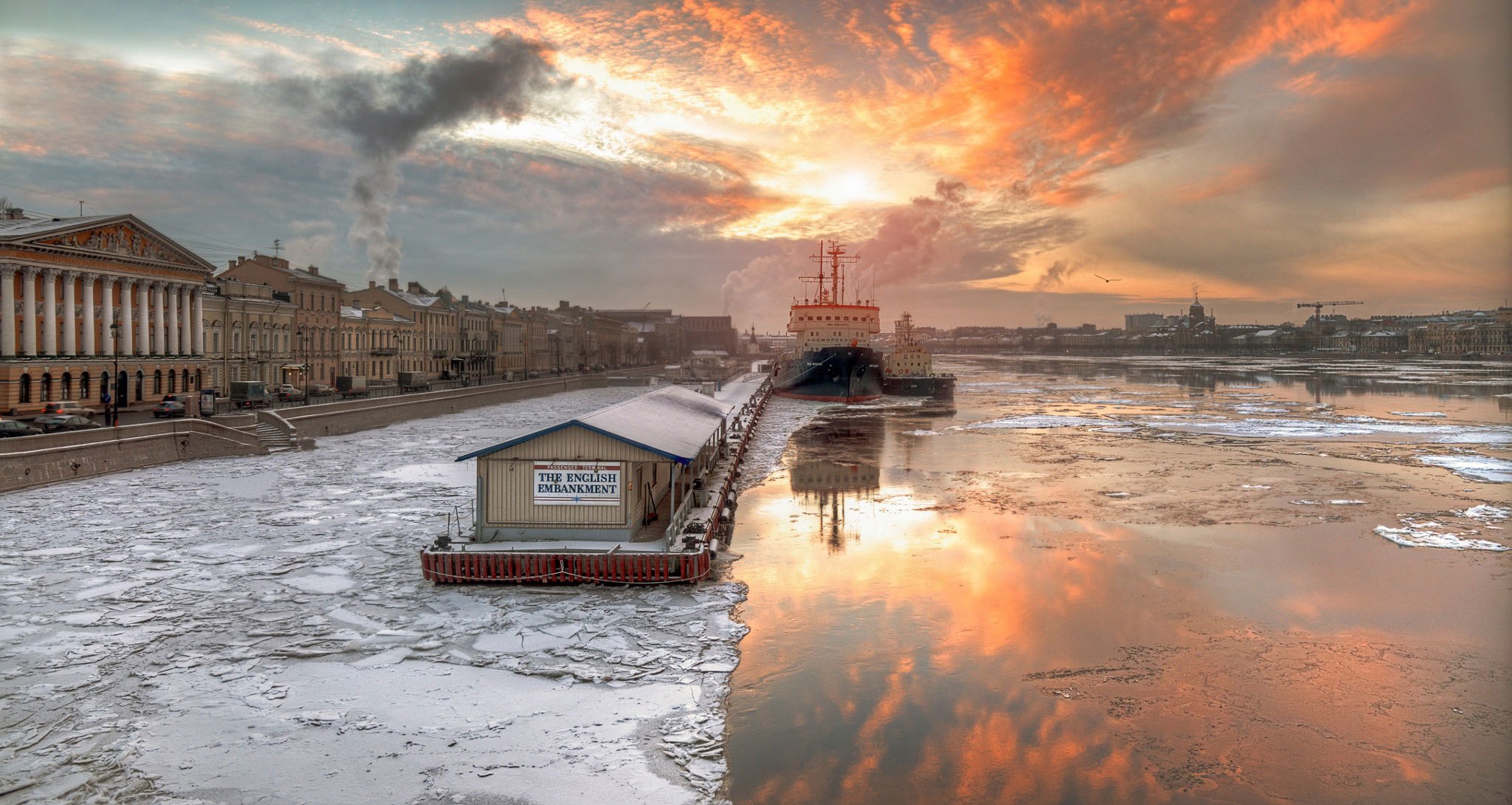 san petersburgo invierno heladas