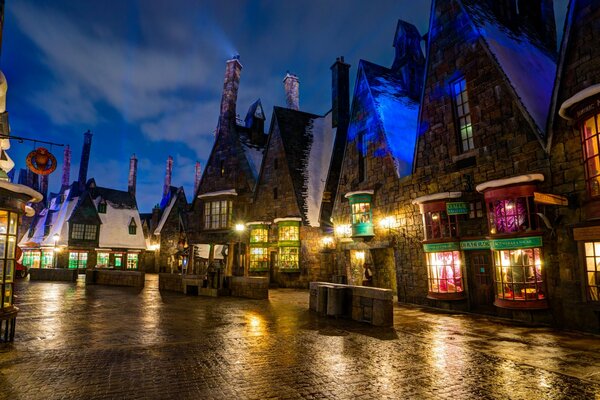 Mysterious streets in the world of Harry Potter