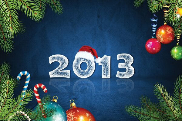 The holiday is coming to us. New Year 2013