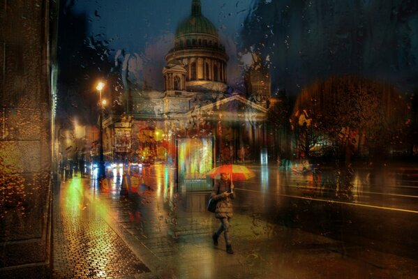 La pluie du soir