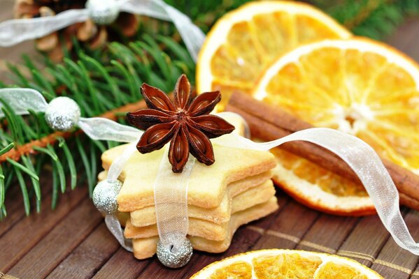 Galletas de Navidad con anís, canela y anís