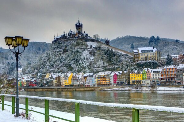 Vue de la forteresse d hiver