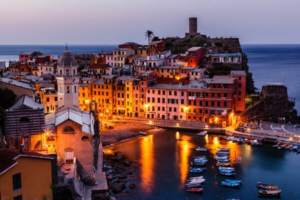 Italia Vespertina. Golfo de Génova