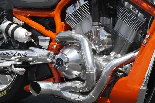 Motor de motocicleta Harley Davidson