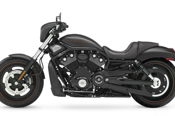 Moto Harley Davidson in nero