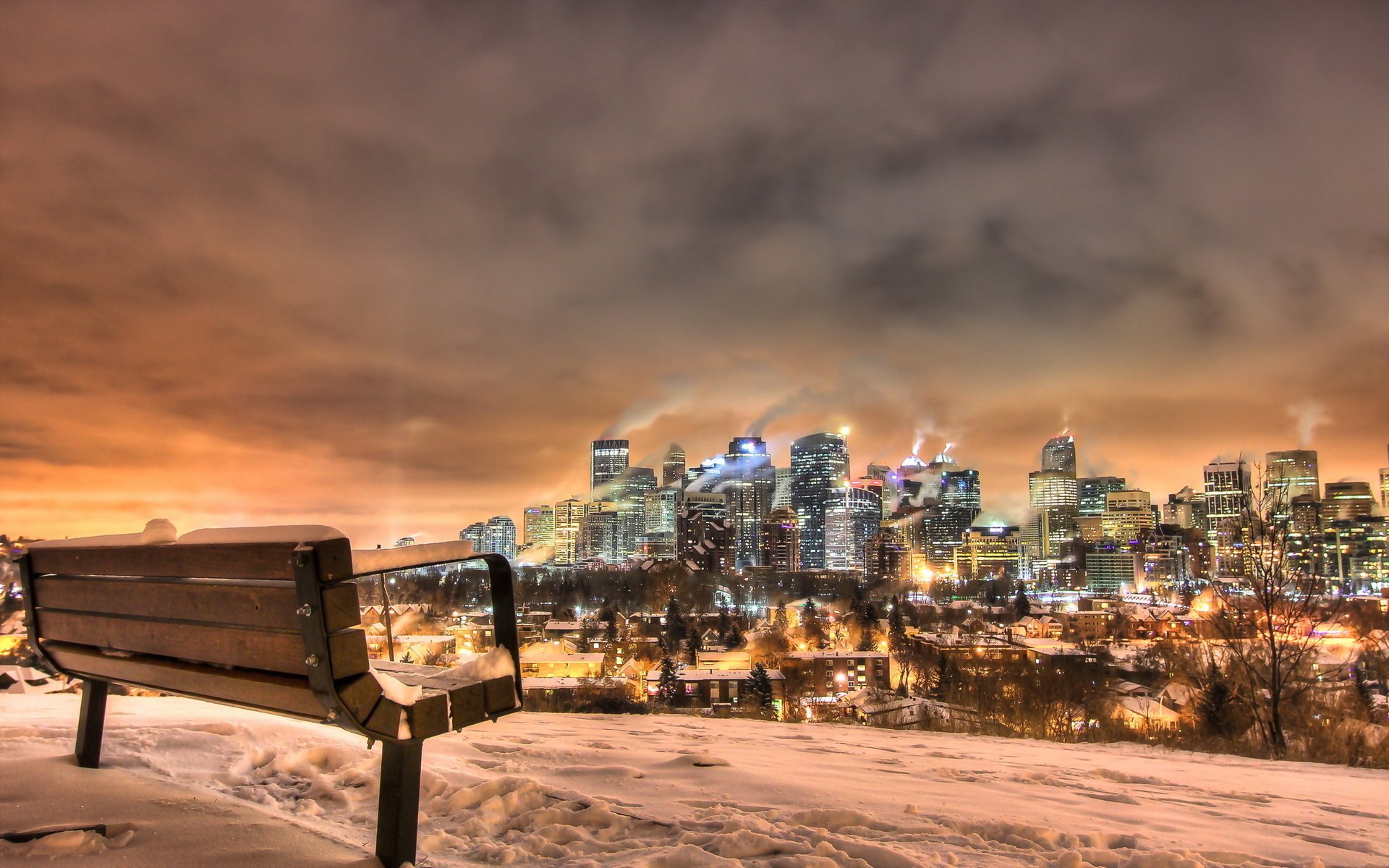 nacht stadt calgary bank