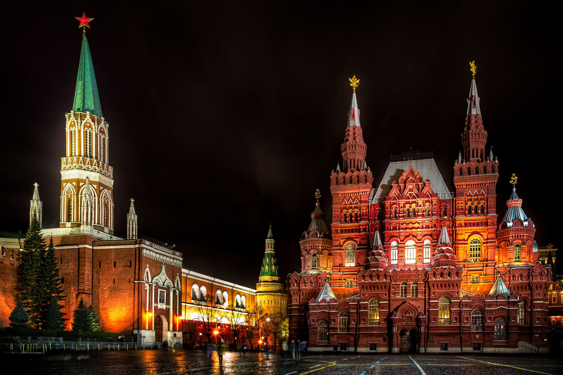 moscou russie place rouge tour nikolskaya musée historique d état