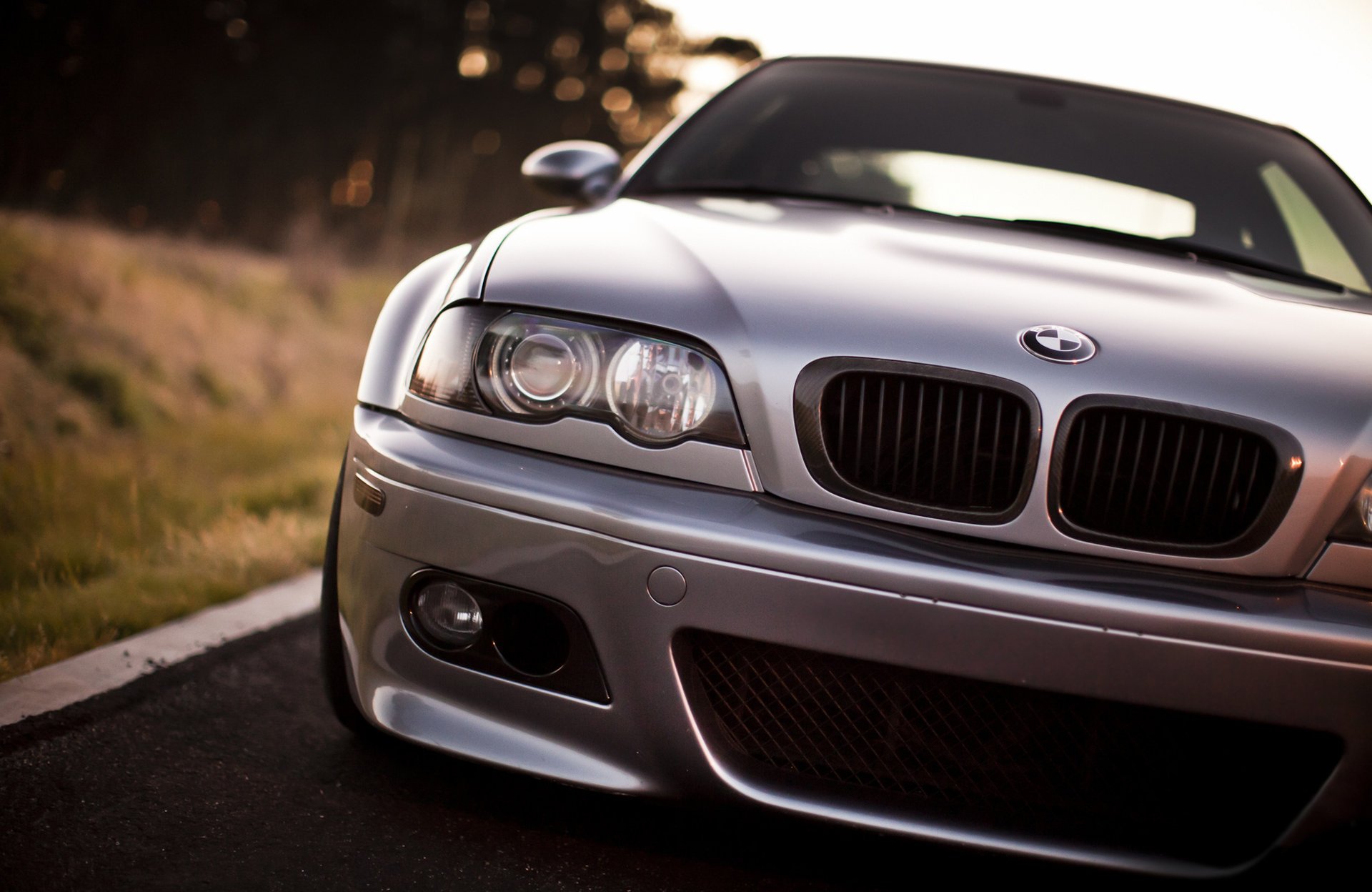 bmw bmw m3 the front headlight