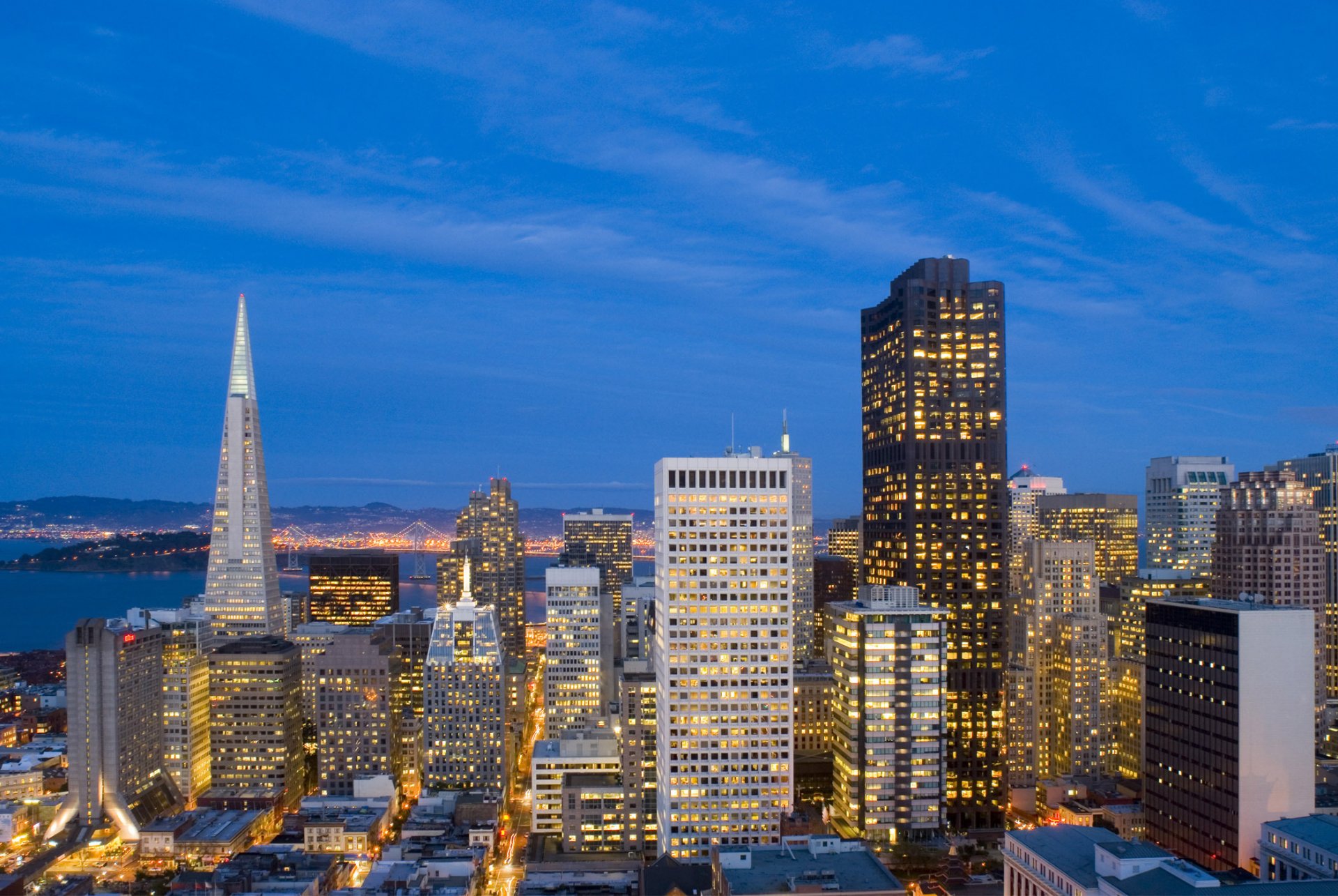 an francisco california usa united states downtown business center skyscraper the city lights sky