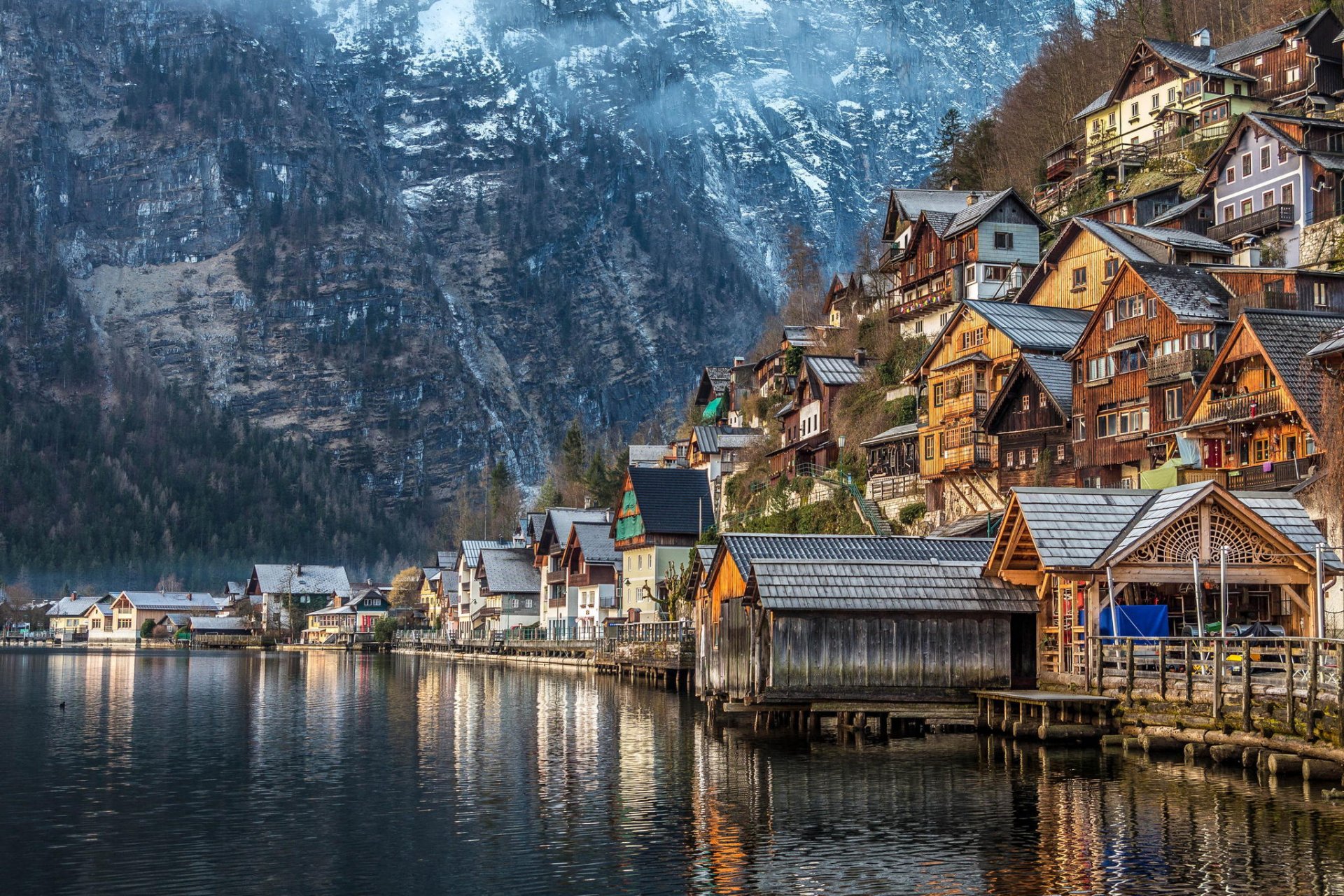 hallstatt österreich gemeinde unesco-denkmal alpen